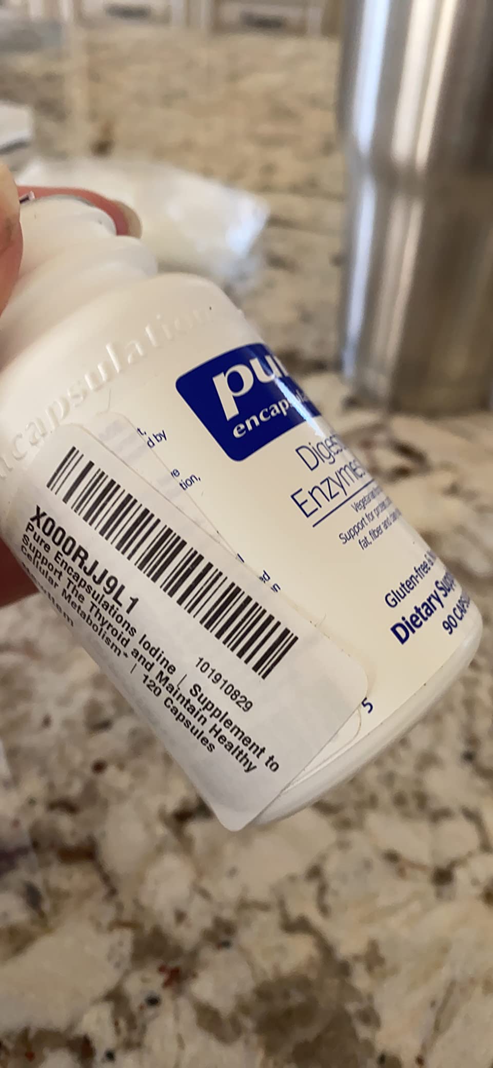 Pure Encapsulations Iodine, 120 Capsules | Supplement to Support The Thyroid and Help Maintain Healthy Cellular Metabolism*, with Premium Potassium Iodide customer photo 1
