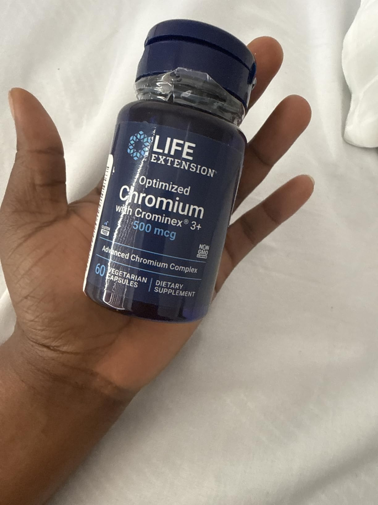 Life Extension Optimized Chromium with Crominex 3+, 500 mcg, 60 Capsules | Glucose Health Support, Gluten-Free, Non-GMO & Vegetarian customer photo 1