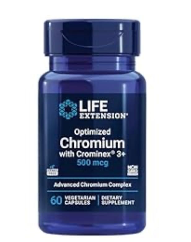Life Extension Optimized Chromium with Crominex 3+, 500 mcg, 60 Capsules | Glucose Health Support, Gluten-Free, Non-GMO & Vegetarian customer photo 2