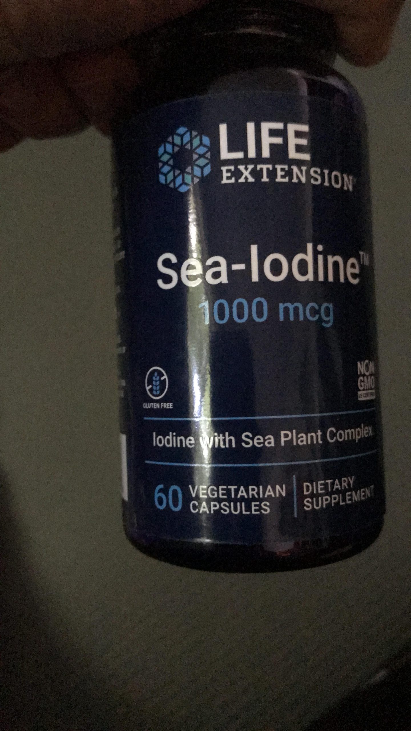 Life Extension Sea-Iodine, kelp and bladderwrack-derived Iodine, Supports Healthy Levels of This Essential Nutrient for Thyroid Health and Beyond, Non-GMO, Gluten-Free, Vegetarian, 60 Capsules customer photo 2