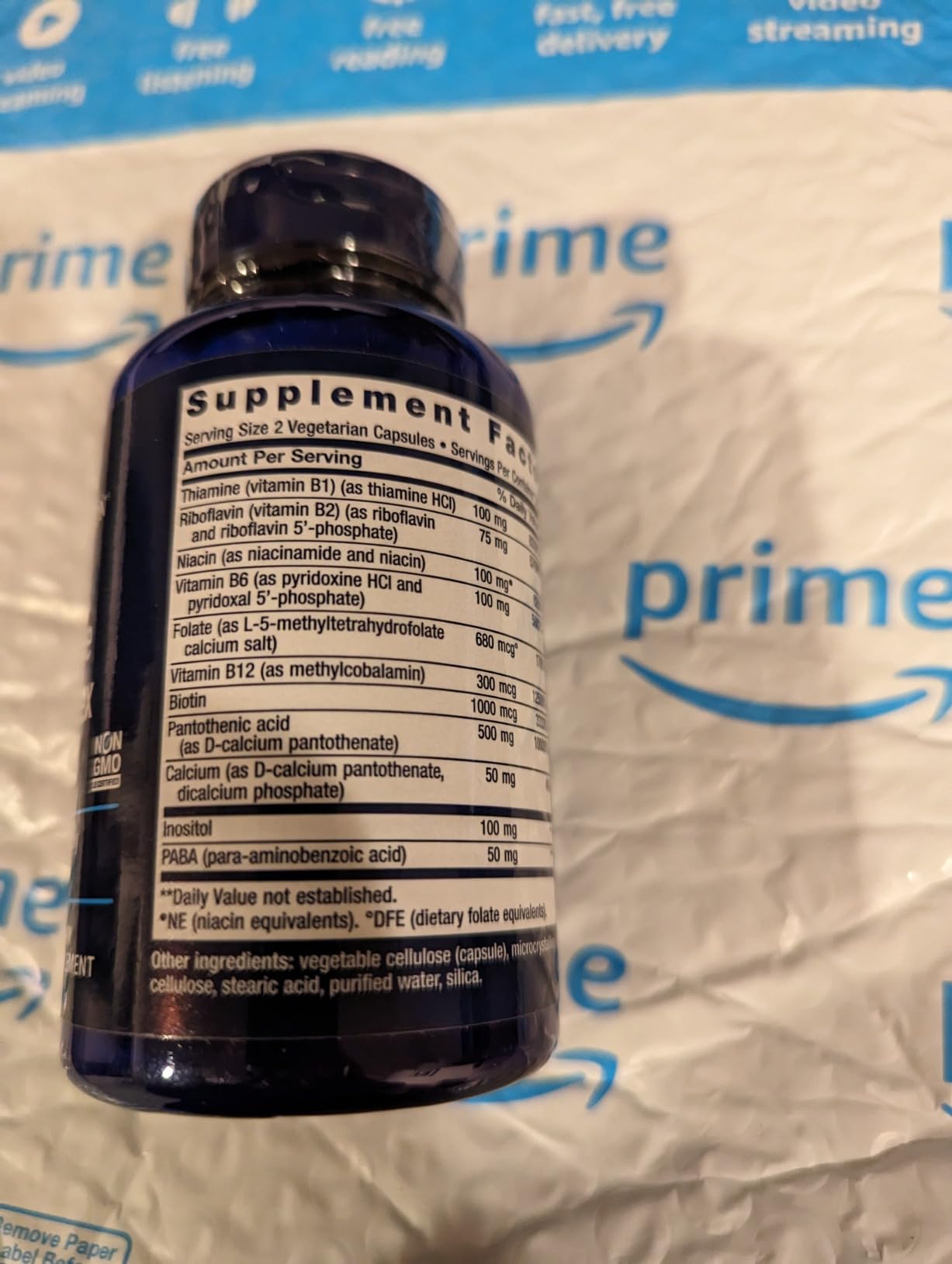 BioActive Complete B-Complex, 60 Vegetarian Capsules | Complete B Complex for Heart, Brain & Nerve Support with Healthy Energy & Metabolism in Vegetarian Capsules customer photo 1
