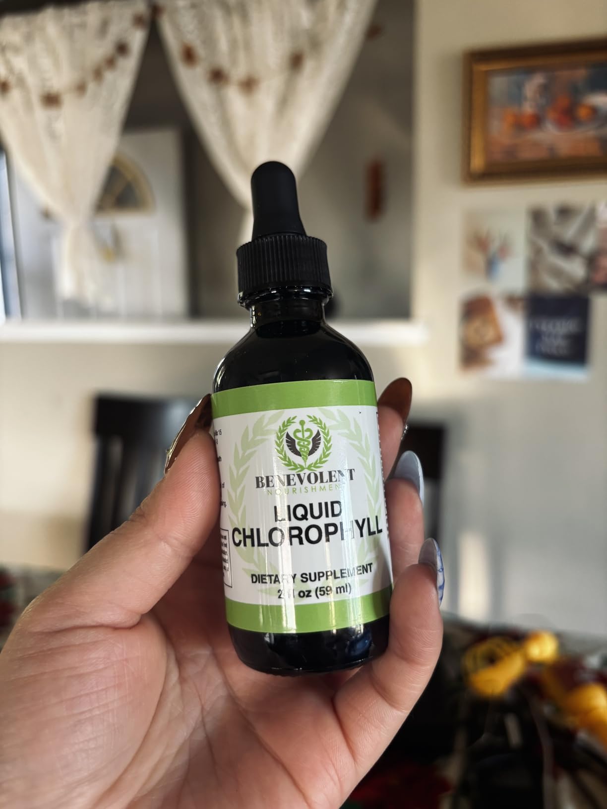 Benevolent Chlorophyll Liquid Drops for Internal Freshness, Peppermint | Highly Absorbable Supplement for Energy Support, Immune Wellness, Natural Cleansing, 4 Month Supply customer photo 2