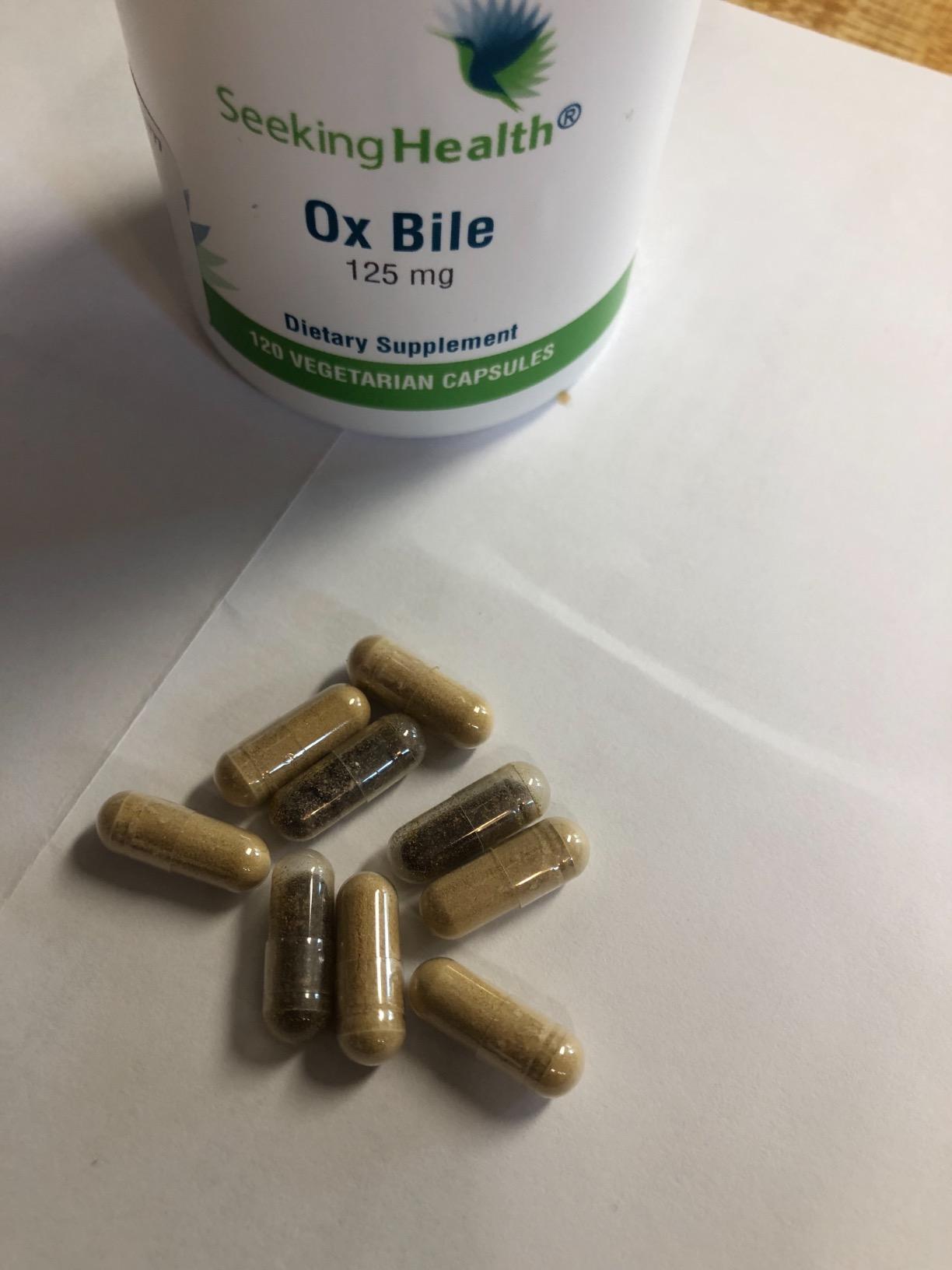 Seeking Health Ox Bile 125 - Digestive Enzyme & Gallbladder Support Supplement - Vegetarian Capsule with Digestive Enzymes - 120 Capsules customer photo 1