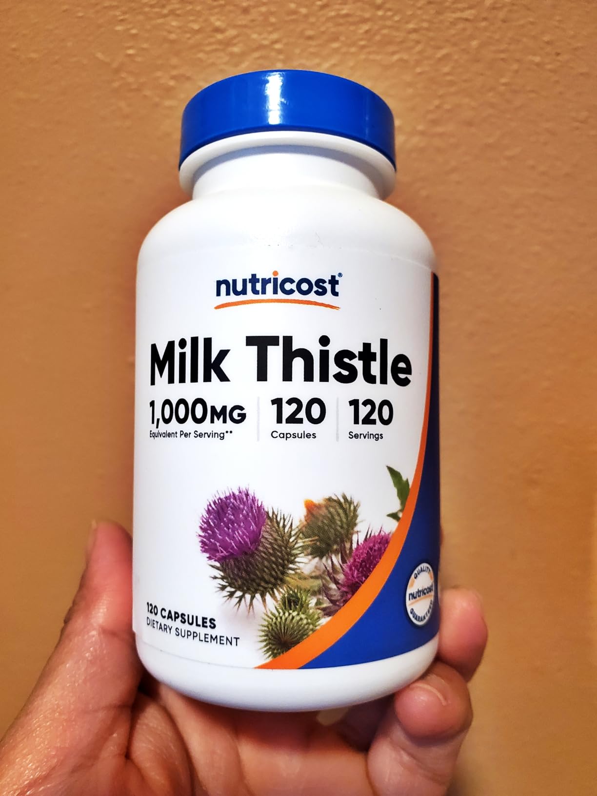 Nutricost Milk Thistle Extract 240 Capsules, 240 Servings, Gluten Free | Vegan, GMO-Free customer photo 1