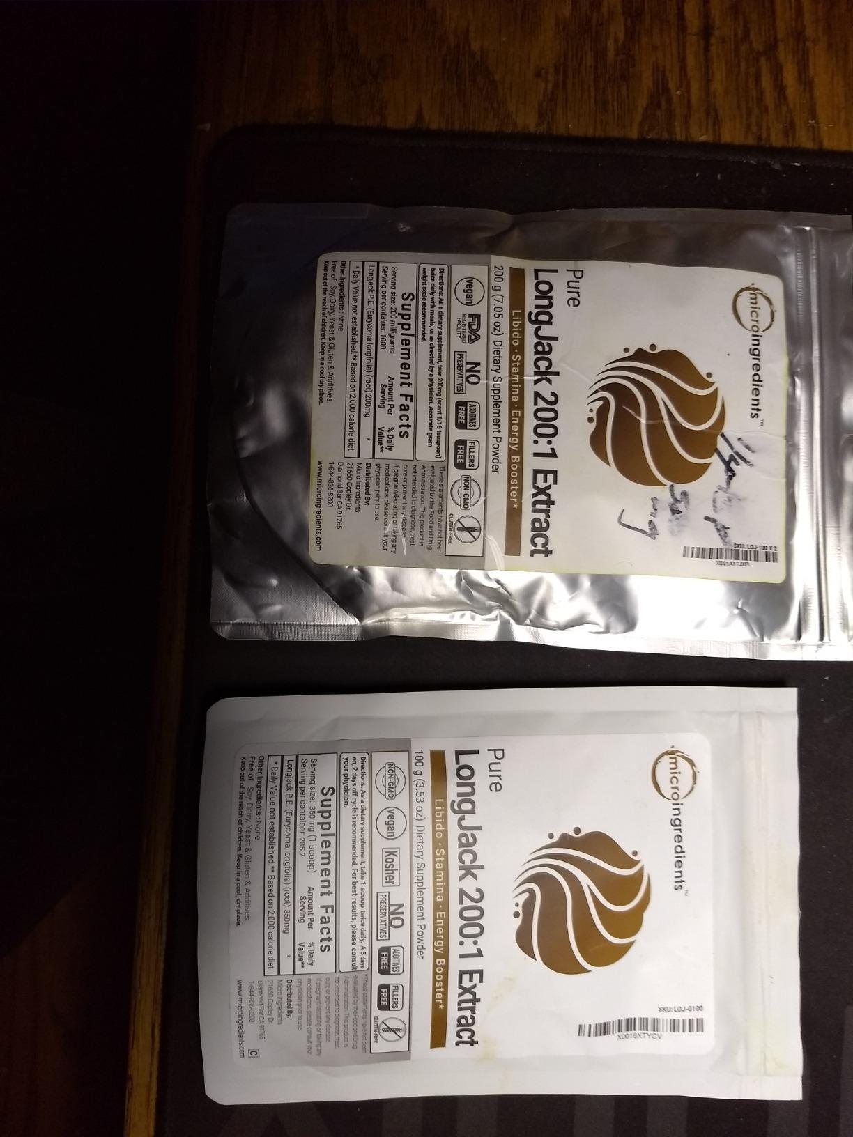 Micro Ingredients Tongkat Ali 200:1 Extract Powder for Men (100g) | Eurycoma longifolia (Longjack) Root | Concentrated Herbal Supplement | Non-GMO, Gluten Free customer photo 1