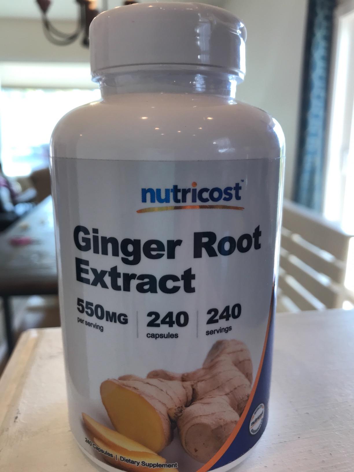 Nutricost Ginger Root Extract 240 Capsules for 240 Servings Per Bottle | Gluten Free, GMO-Free customer photo 1
