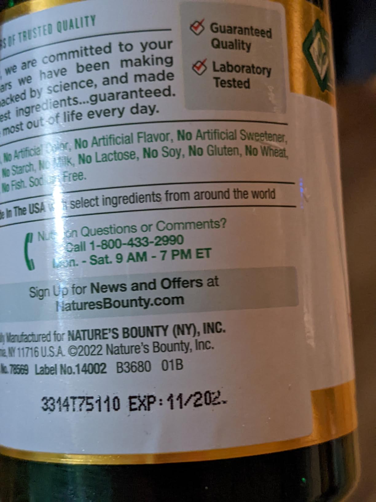 Nature's Bounty Activated Charcoal 260 mg, 100 Capsules customer photo 2