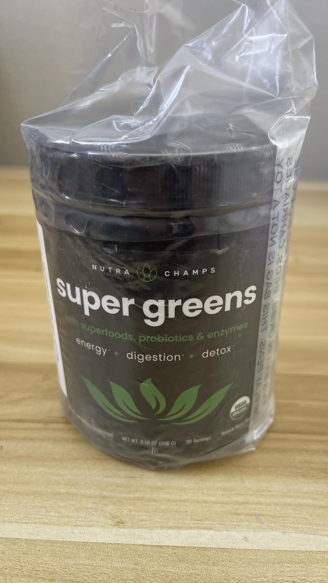 SuperGreens Powder, 40+ Organic Superfoods, Probiotics & Enzymes for Energy, Digestion, Gut Health & Bloating | Organic Fruit & Veggie Drink Mix, Daily Green Juice Smoothie Blend, Spinach, Noni Plus customer photo 2