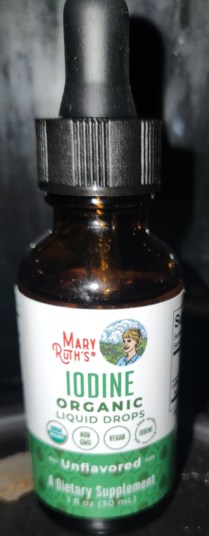 MaryRuth's Organic Iodine Liquid Drops, Potassium Iodide, 15 Month Supply | 450 Servings, Thyroid Health, USDA Organic, Non-GMO, Gluten Free customer photo 2