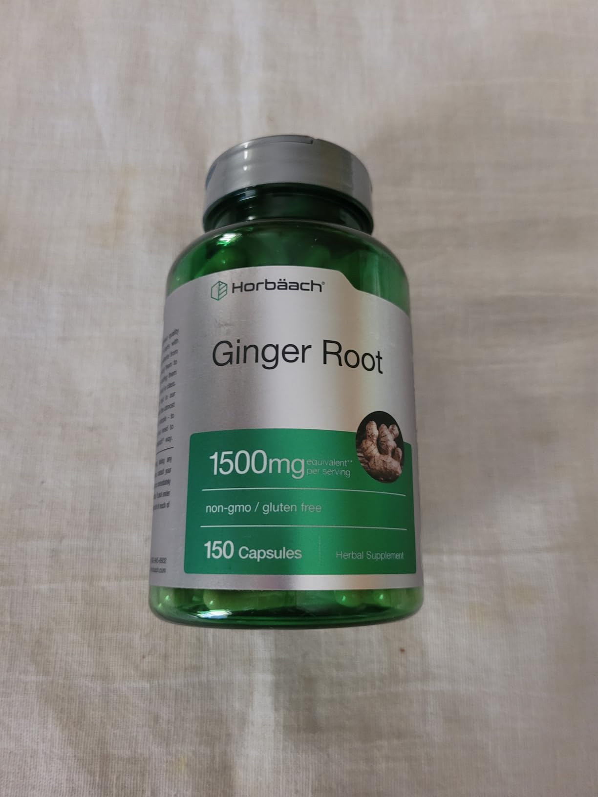 Horbäach Ginger Root Extract Supplement | 150 Capsules | Traditional Herbal Formula | Non-GMO & Gluten Free customer photo 2
