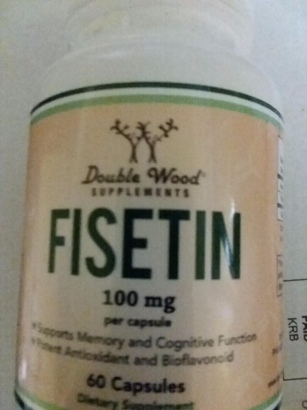 Fisetin 100mg, Senolytic Flavonoid, Healthy Aging + Brain, 60 Capsules | Healthy Aging + Brain Supplement, Real 100mg (Not an 8mg Blend), Clears Senescent Cells, Take With a Fatty Meal, Vegan customer photo 2