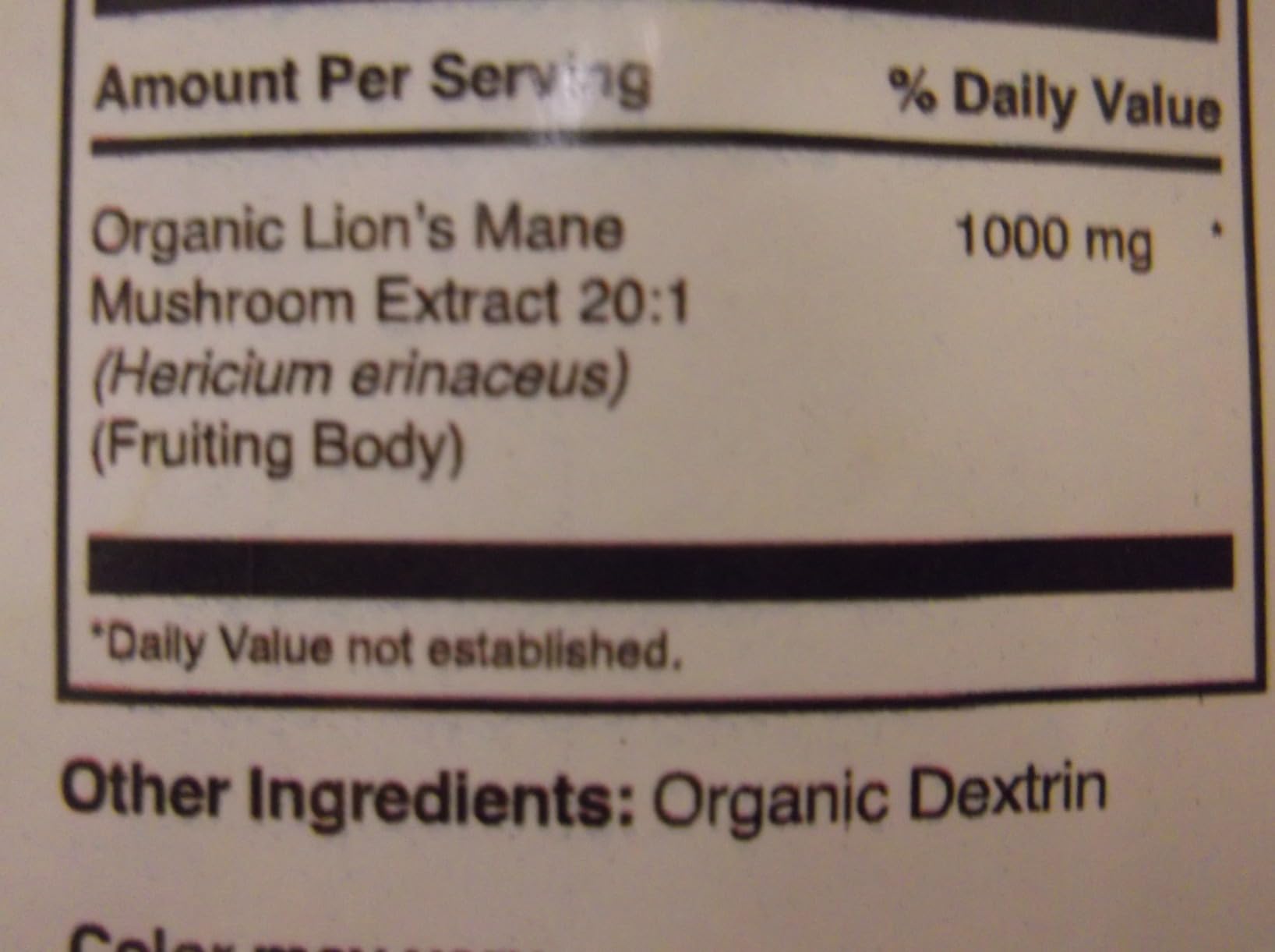 BulkSupplements.com Organic Lion's Mane Mushroom Extract Powder - Mushroom Supplement, Brain Supplement for Memory and Focus Support - Vegan, 1g per Serving, 500g (1.1 lbs) (Pack of 1) customer photo 2