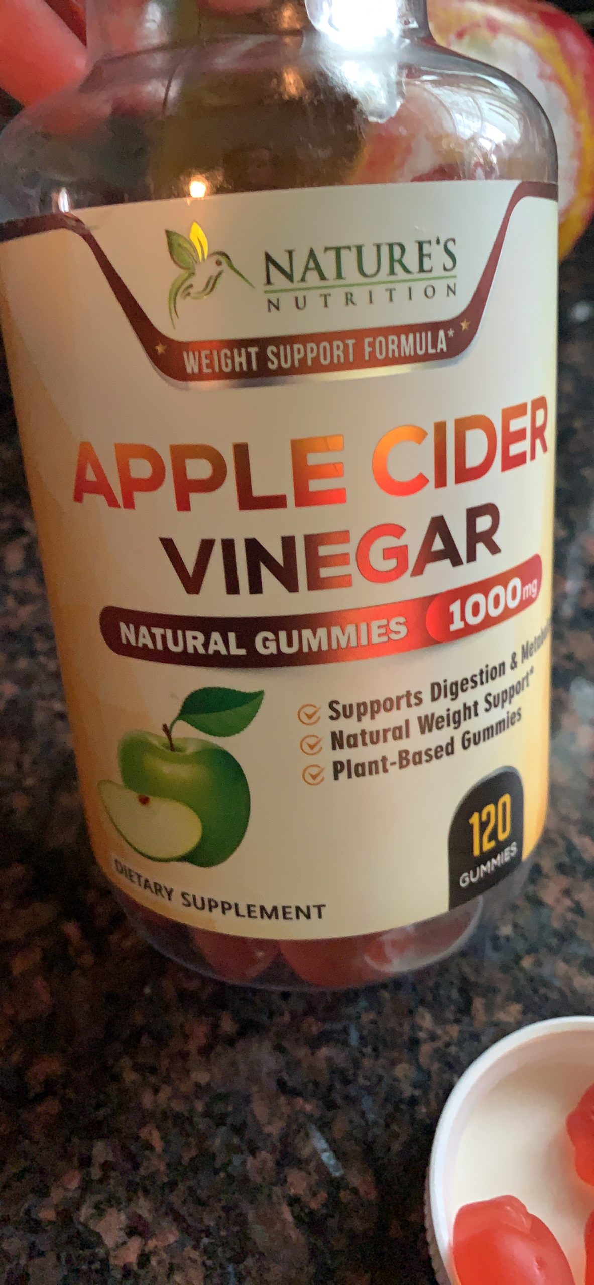 Apple Cider Vinegar Gummies for Weight Loss - Sugar Free - Max Strength ACV Gummy with Vitamin B12 & The Mother - Metabolism & Energy Support - Vegan Apple Cider Vinegar Gummy Supplement - 60 Gummies customer photo 2
