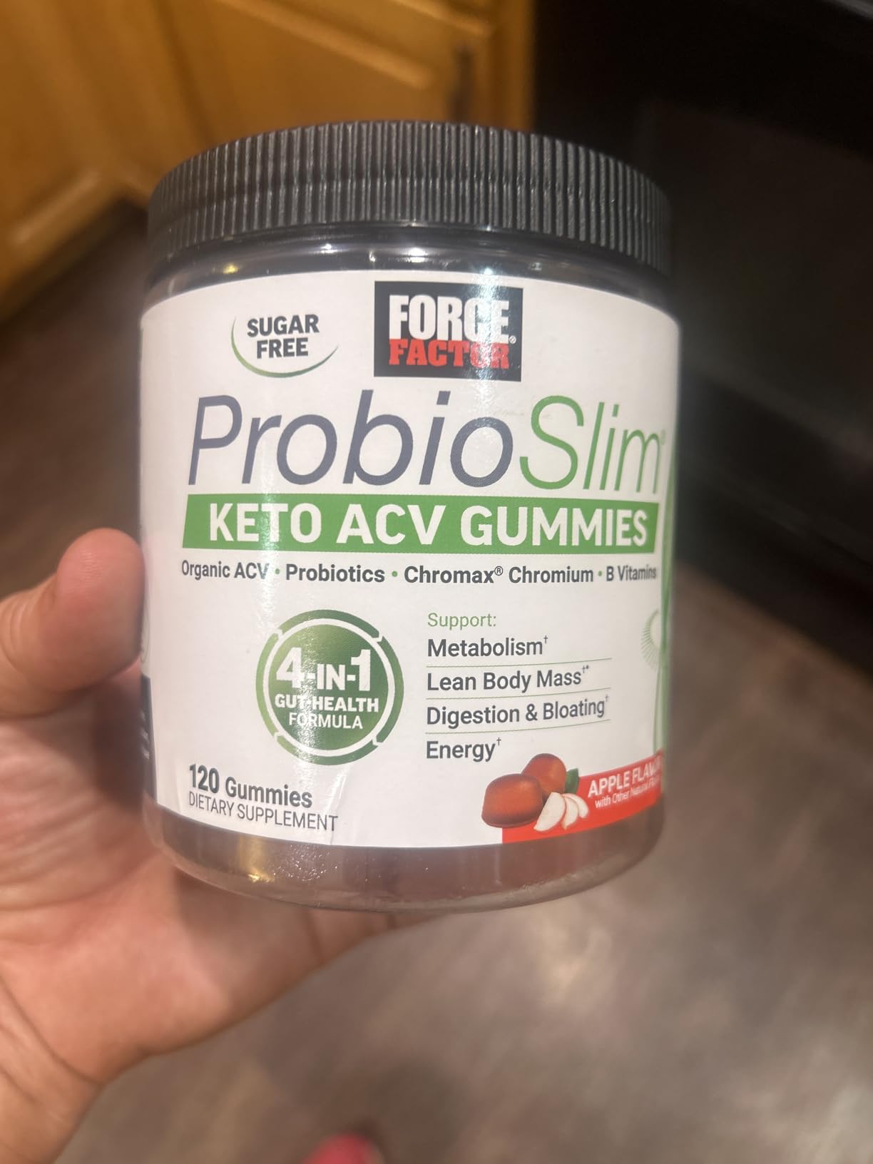 Force Factor ProbioSlim Apple Cider Vinegar Gummies | Keto ACV Gummies with Probiotics & Prebiotics to Support Digestion & Metabolism, Organic, Apple Flavor, 120 Gummies customer photo 1