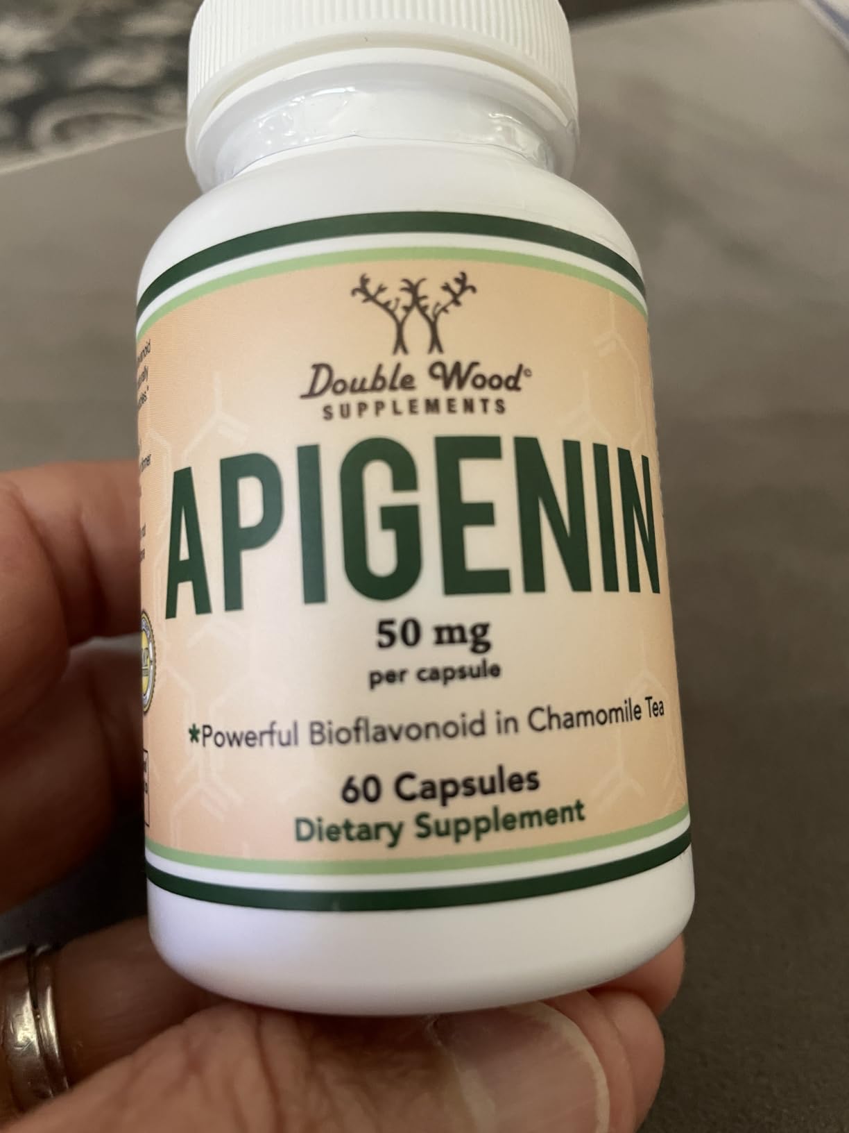 Apigenin 50mg, Chamomile Flavonoid, Daily Sleep + Relaxation, 120 Capsules | Daily Non-Habit-Forming Supplement for Calm + Restful Sleep, Hormonal Balance Support, 4-Month Supply, Third-Party Tested customer photo 1