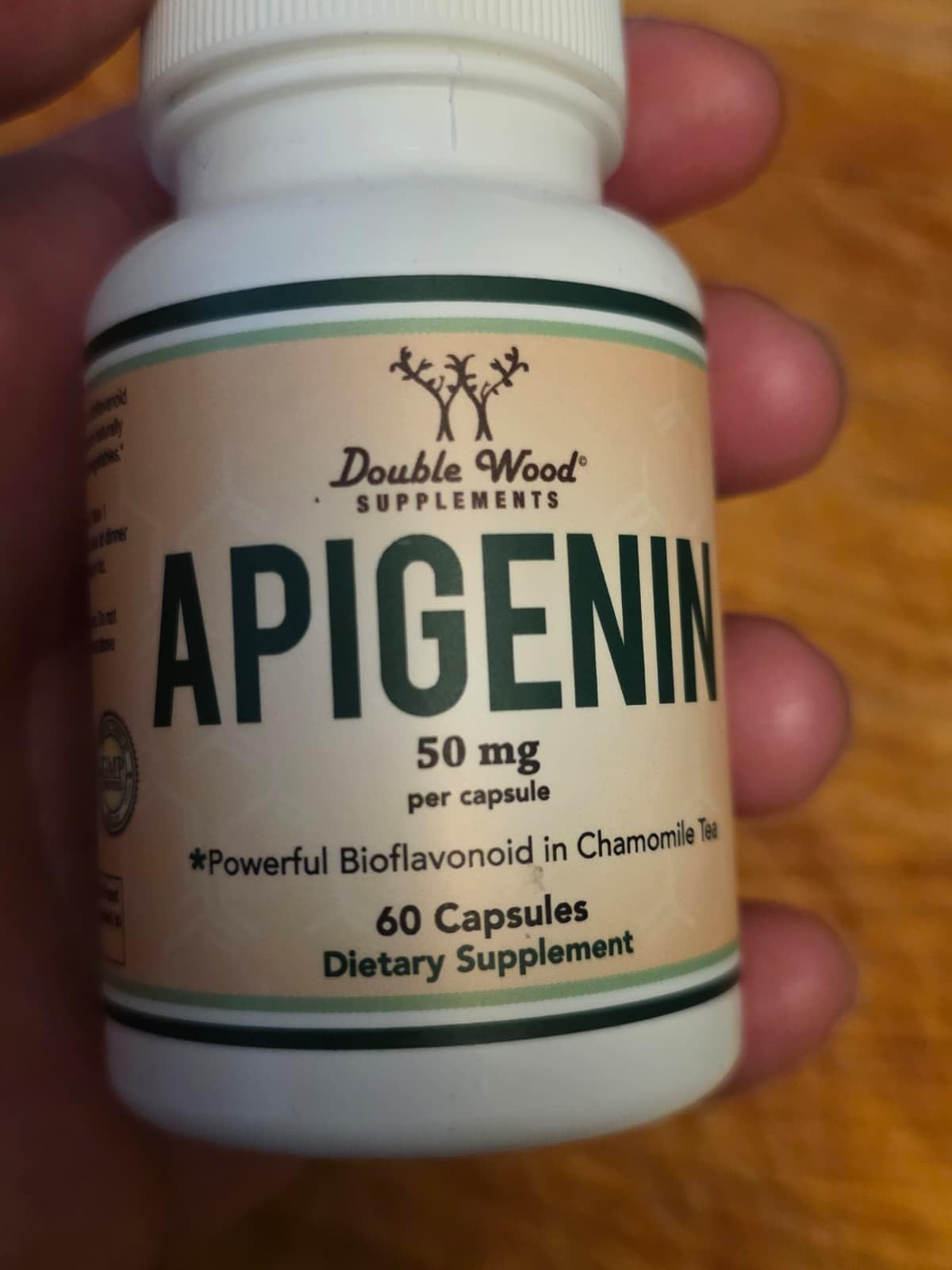 Apigenin 50mg, Chamomile Flavonoid, Daily Sleep + Relaxation, 120 Capsules | Daily Non-Habit-Forming Supplement for Calm + Restful Sleep, Hormonal Balance Support, 4-Month Supply, Third-Party Tested customer photo 2