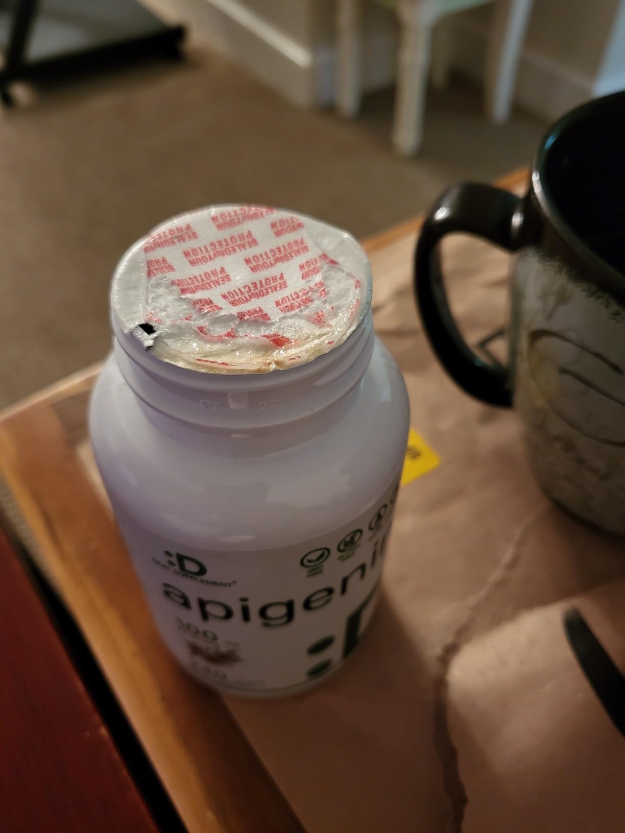 Apigenin, 100mg Per Serving, 240 Capsules - Raw Plant Extract from Chamomile Flower - Active Bioflavonoids & Antioxidants - Sleep & Relaxation Supplement - Non-GMO customer photo 2