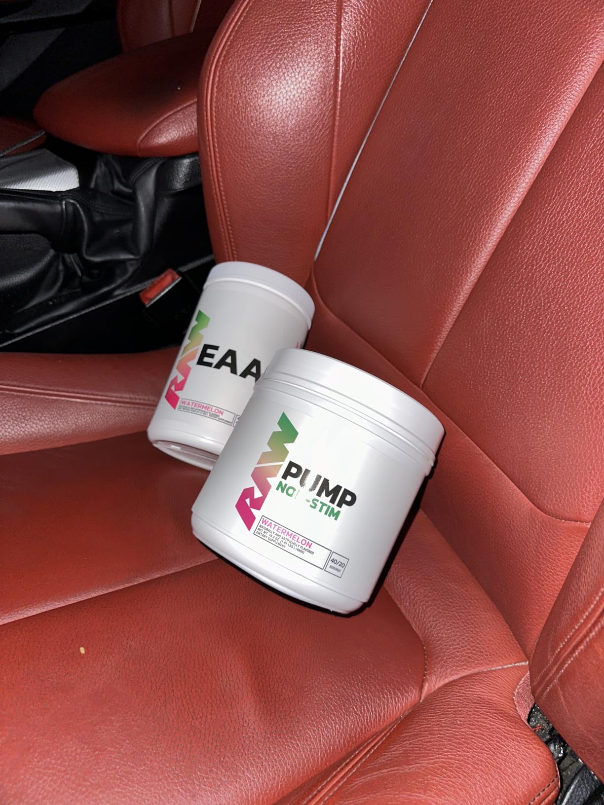 RAW Pump Stim Free Pre Workout (Watermelon) - Non-Stimulant Pre Workout Supplement Powder Nitric Oxide Booster - Pre Workout Supplements Drink for During Workout - 40 Servings customer photo 1
