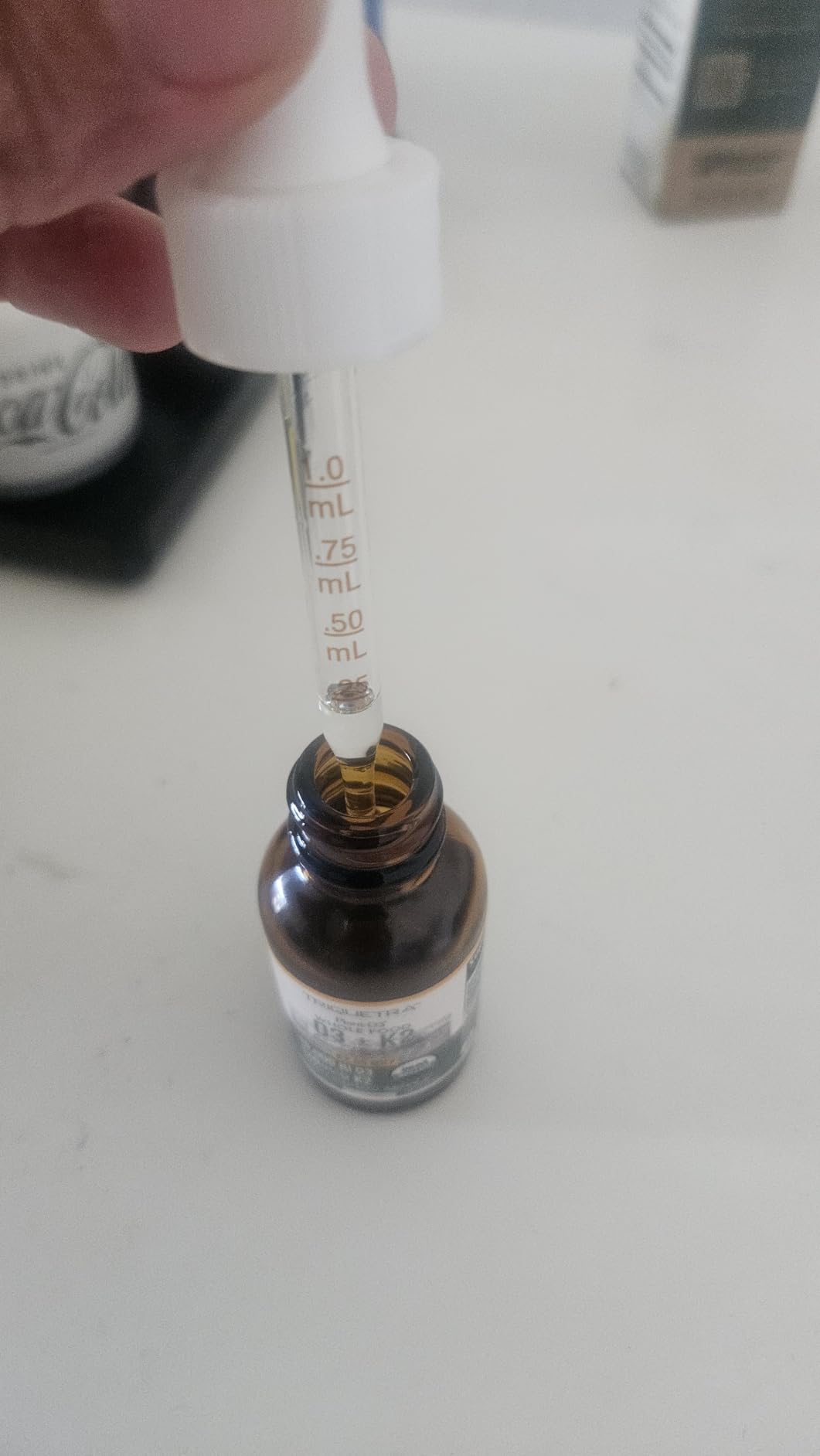 Organic Plant D3 K2 vitamin 10000 iu - All-Trans MK7 from MenaQ7 (120 mcg K2) - 100% Organic & Plant-Based Sublingual D3 Drops 10,000 iu (Cholecalciferol), 100% Vegan - Supports Immunity, Bone, Brain customer photo 2