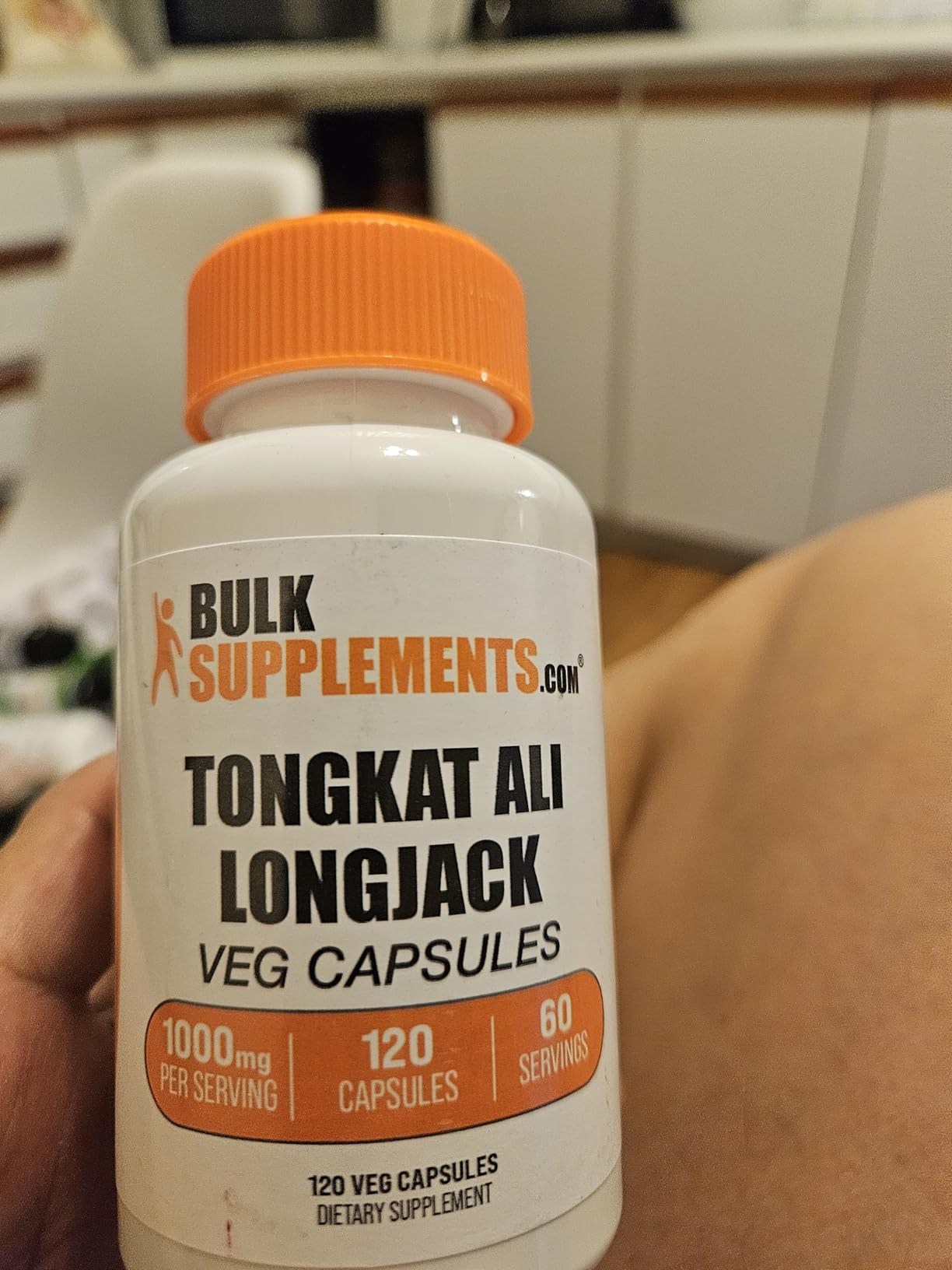 BulkSupplements.com Longjack Extract Capsules - Tongkat Ali Extract, Tongkat Ali Supplement - Vegan-Friendly, 120 Veg Capsules (Pack of 1) customer photo 2