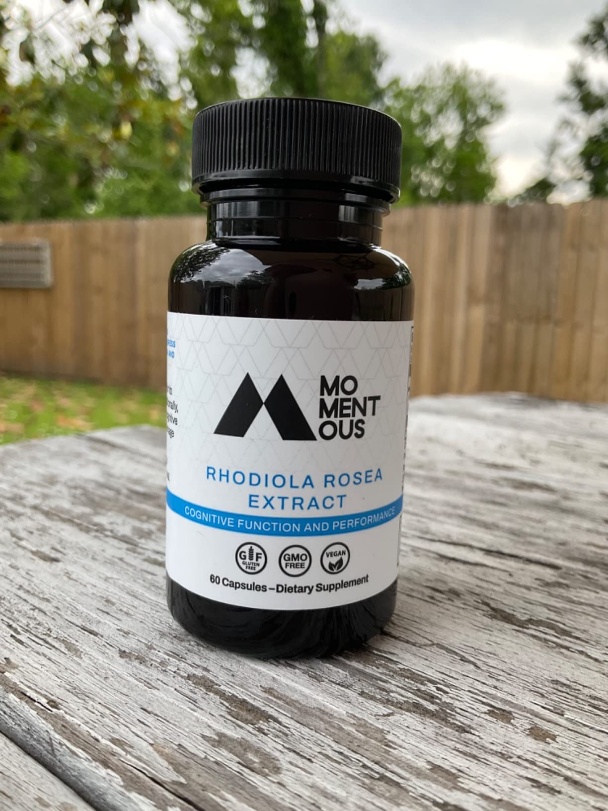 Rhodiola Rosea Root Extract Supplement, 100mg per Serving | Supports Cognition, Stress Relief, & Reduced Fatigue, NSF Certified for Sport, Vegan, Non-GMO, & Gluten-Free (60 Servings) customer photo 1