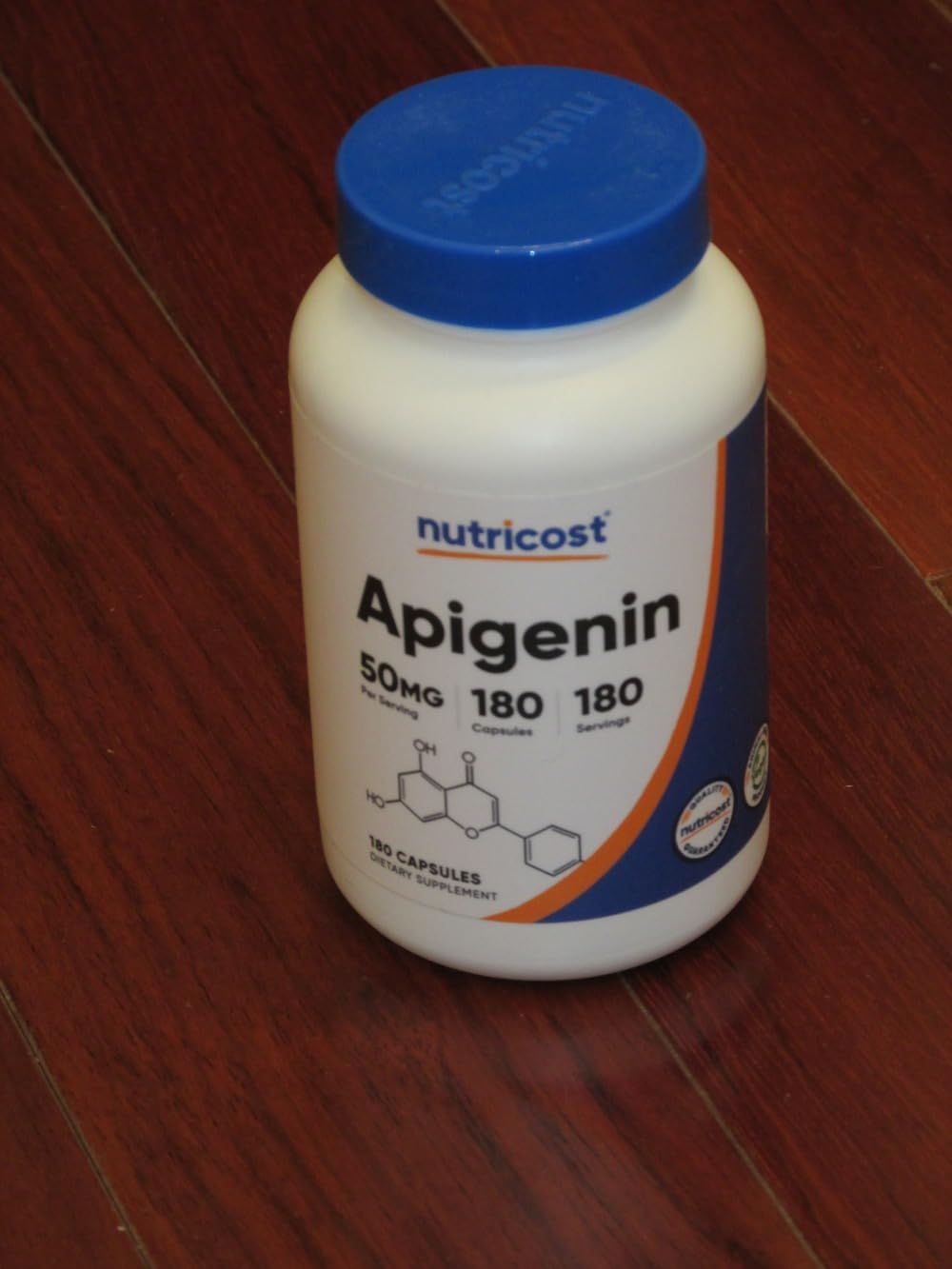 Nutricost Apigenin 50mg, 180 Capsules - Non-GMO, Gluten Free, Vegan customer photo 2