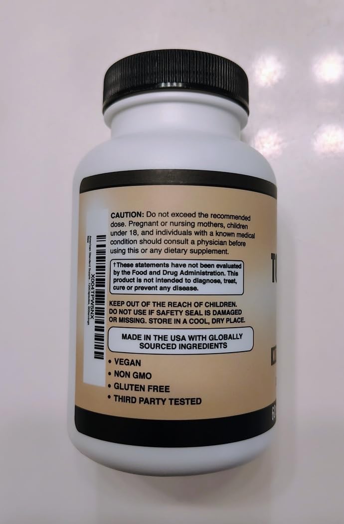 American Standard Supplements Tongkat Ali Extract 200:1 - 1450mg Per Serving with Black Pepper Fruit Extract - 120 Capsules, 60 Days Supply customer photo 2