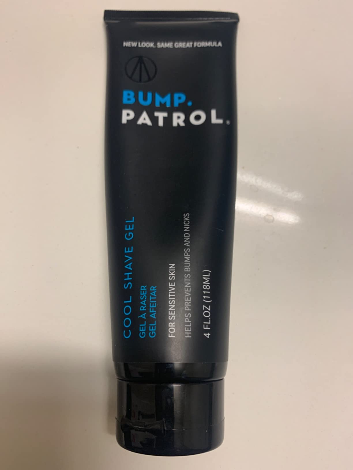 Bump Patrol Cool Shave Gel with Menthol, Sensitive Formula - 4 oz | Clear shaving gel with menthol improves razor glide, soothes skin and reduces the look of bumps, redness, and irritation. customer photo 1