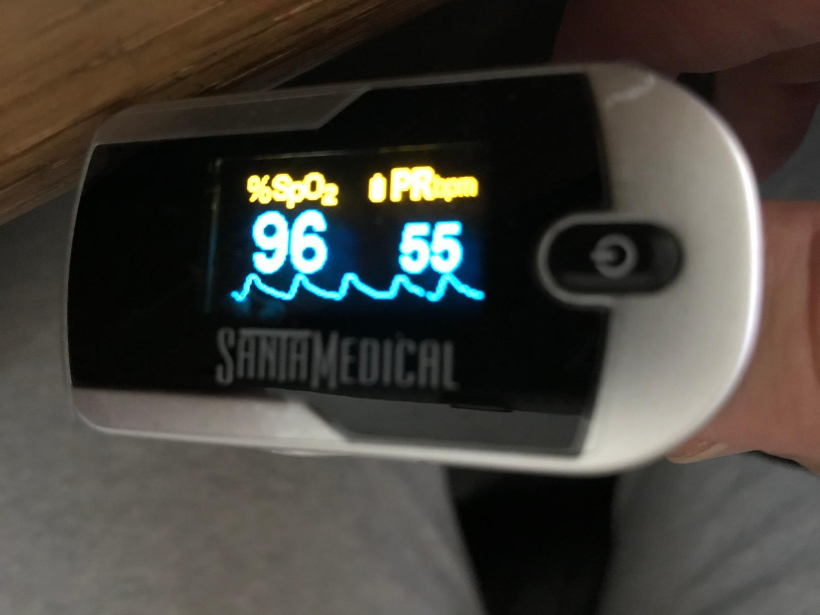 Santamedical Generation 2 Fingertip Pulse Oximeter with Lanyard | Oximetry Blood Oxygen Saturation Monitor with Batteries customer photo 1