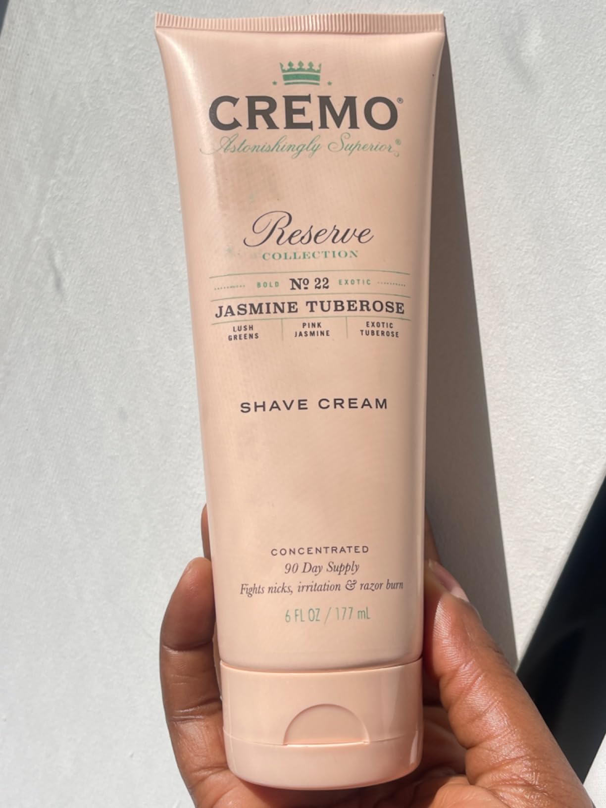 Cremo Shaving Cream for Women, Coconut Mango, 6 Fl Oz | Sensitive skin shave cream for women, Tropical scent, Notes of warm amber, Helps with razor irritation, Moisturizing formula customer photo 1