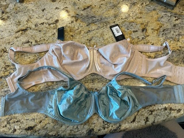 Women's Minimizer Bra, Satin Tracings Underwire Bra, Bustline Slimmer, Full Coverage Bra customer photo 1