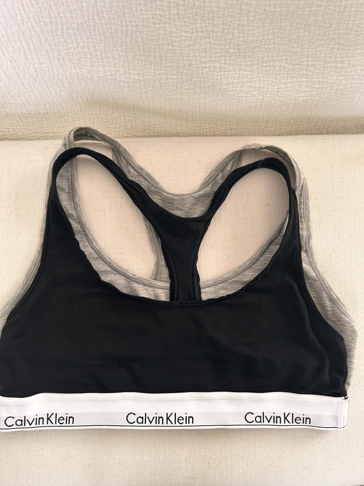 Calvin Klein Women's Modern Cotton Unlined Wireless Bralette customer photo 2