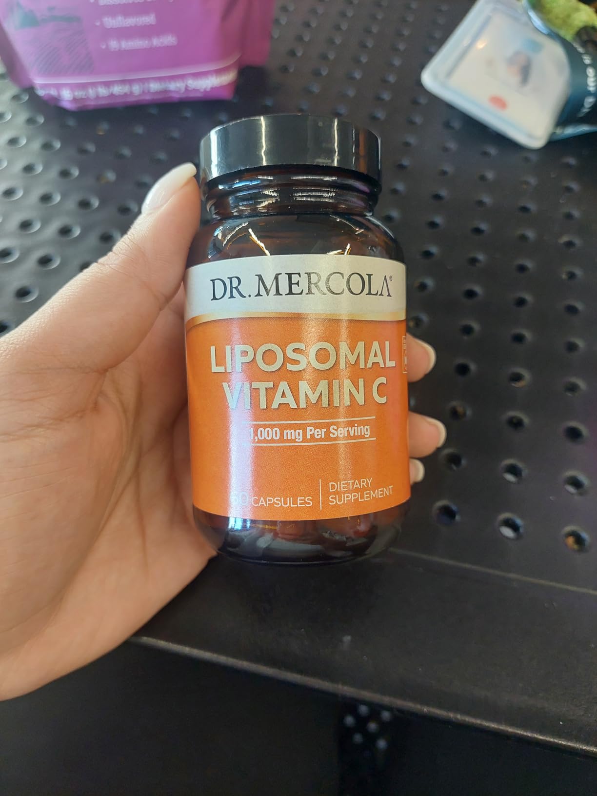Dr. Mercola Liposomal Vitamin C, 1,000 mg, 180 Capsules, 90 Servings | 1,000 mg Vitamin C per 2-capsule serving; 180 capsules; 90 servings customer photo 2