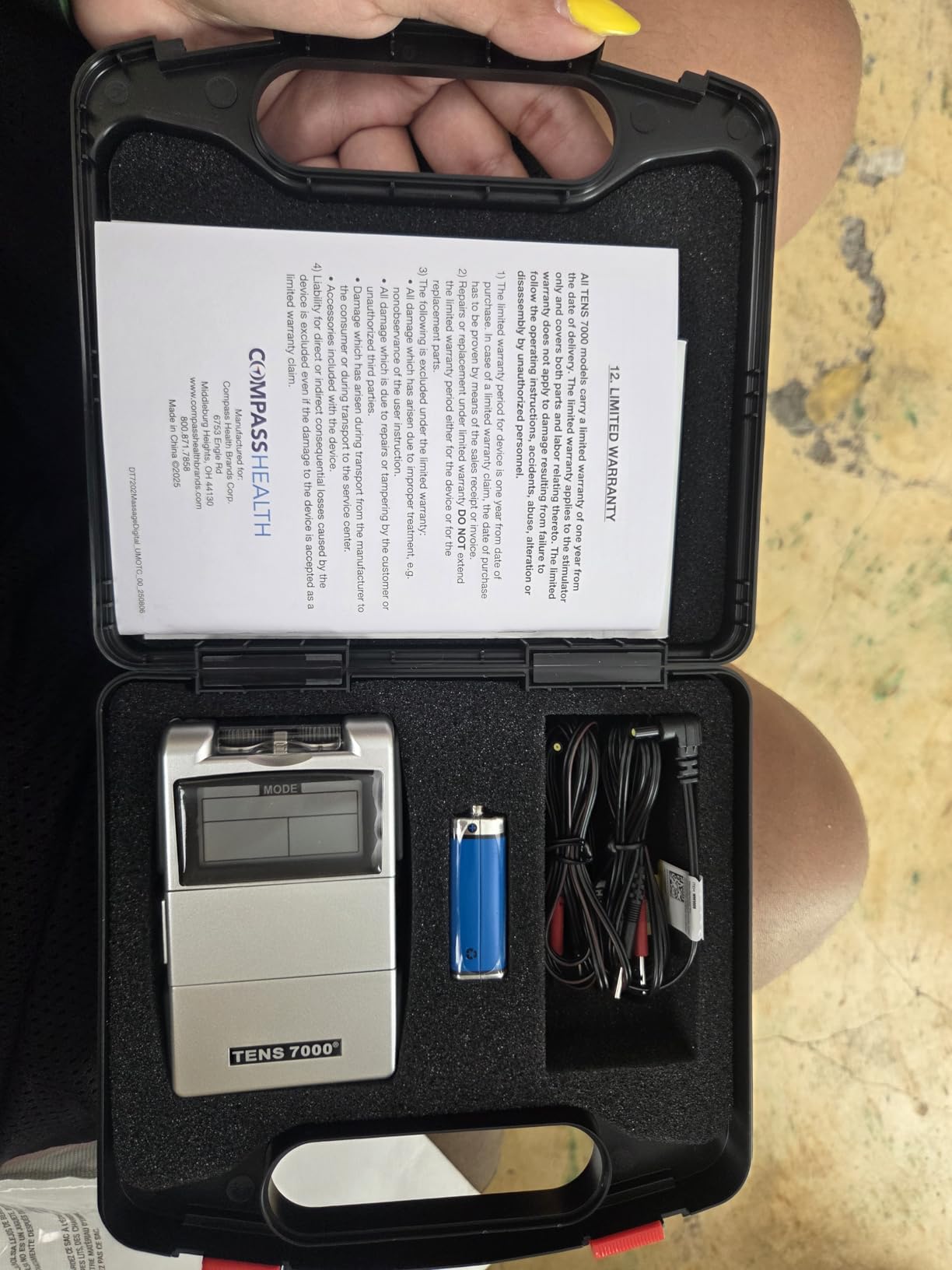 TENS 7000 Digital TENS Unit with Accessories - Muscle Stimulator Machine for Back Pain Relief, Sciatica, Neck, Nerve, Shoulder, Hip, Elbow, Muscle Pain Relief customer photo 2
