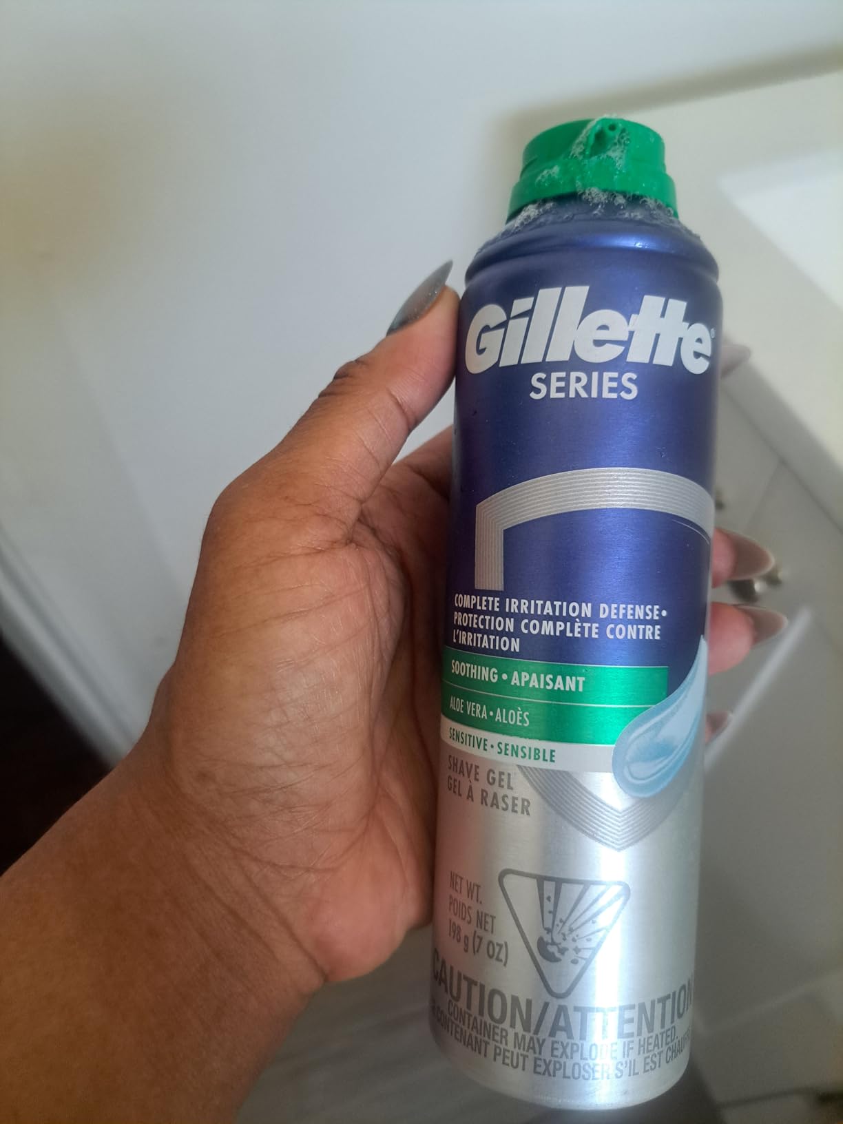 Gillette Series 3X Action Shave Gel, Sensitive Twin Pack, 7 Oz (Pack of 2) customer photo 2