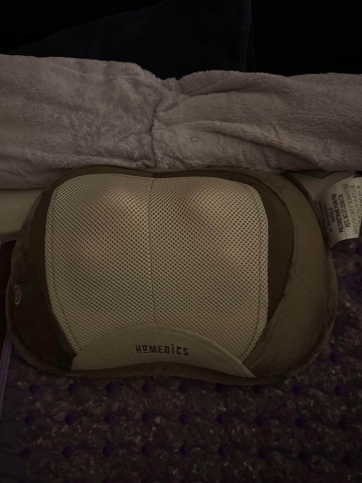 Homedics Shiatsu Back Massager with Heat, 3D Deep Tissue Massage Pillow | for Neck & Shoulders, Electric Kneading Lumbar Massager Cushion for Upper & Lower Back Pain Relief, Portable Office Travel customer photo 2