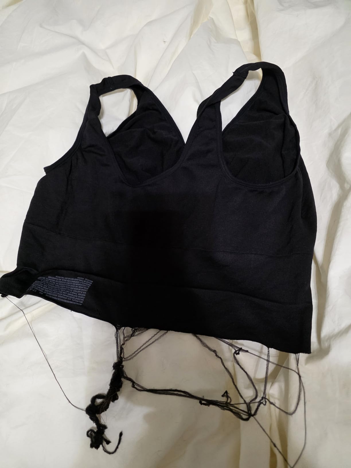 Hanes Women's Cozy Wireless Bra, Full-Coverage Pullover Bra, Seamless T-Shirt Bra customer photo 2