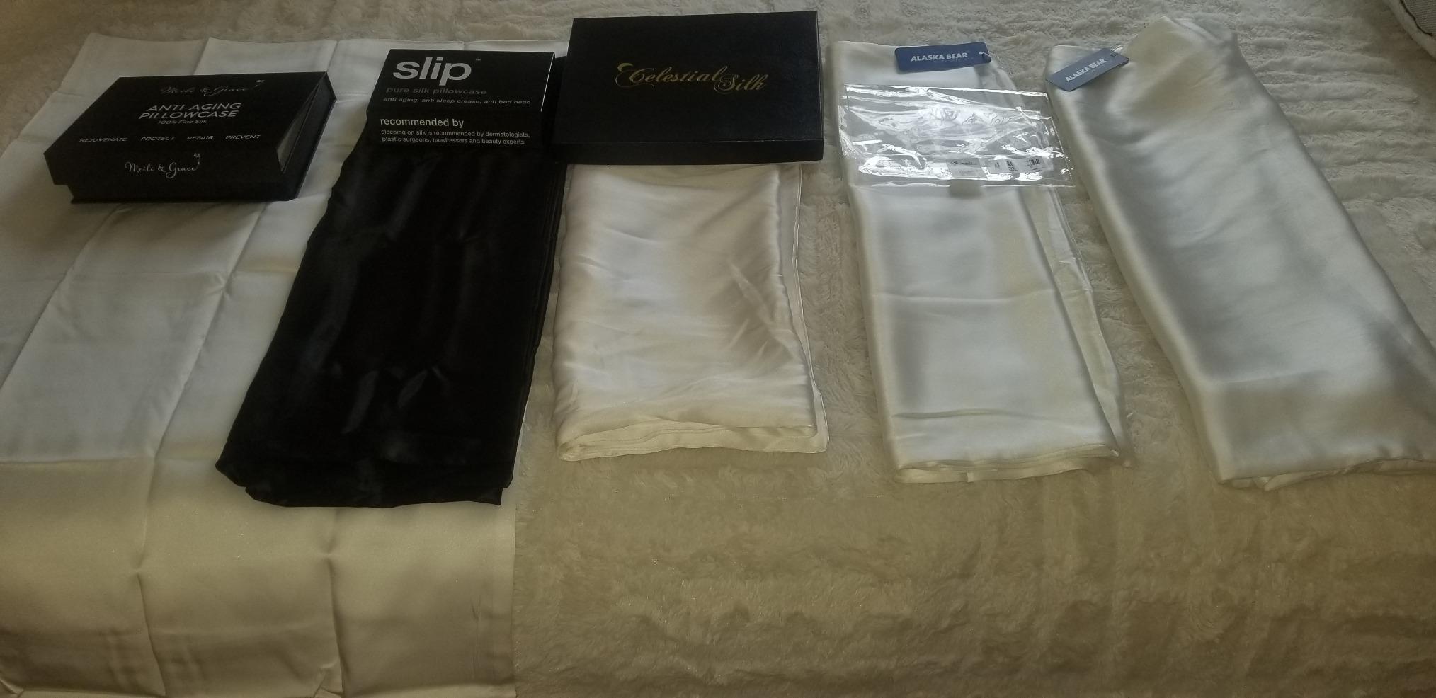 Slip Silk Queen Pillowcase, White | 100% Pure 22 Momme Mulberry Silk | Anti-Aging, Anti-Bed Head, Anti-Sleep Crease customer photo 2