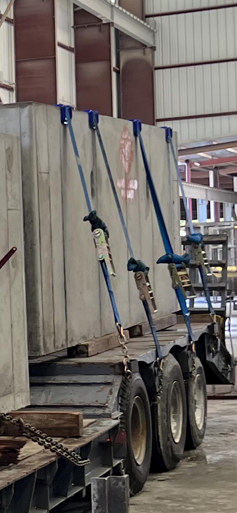VULCAN Ratchet Strap with Chain Anchors - 4 Inch x 30 Foot - 2 Pack - 6,600 Pound Safe Working Load customer photo 1