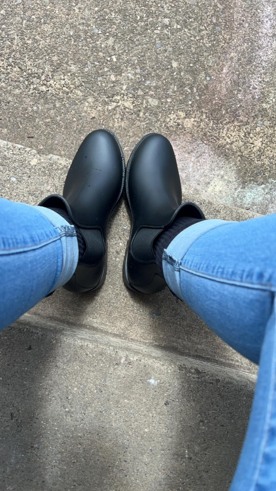 Women's Ankle Rain Boots Waterproof Chelsea Boots customer photo 2