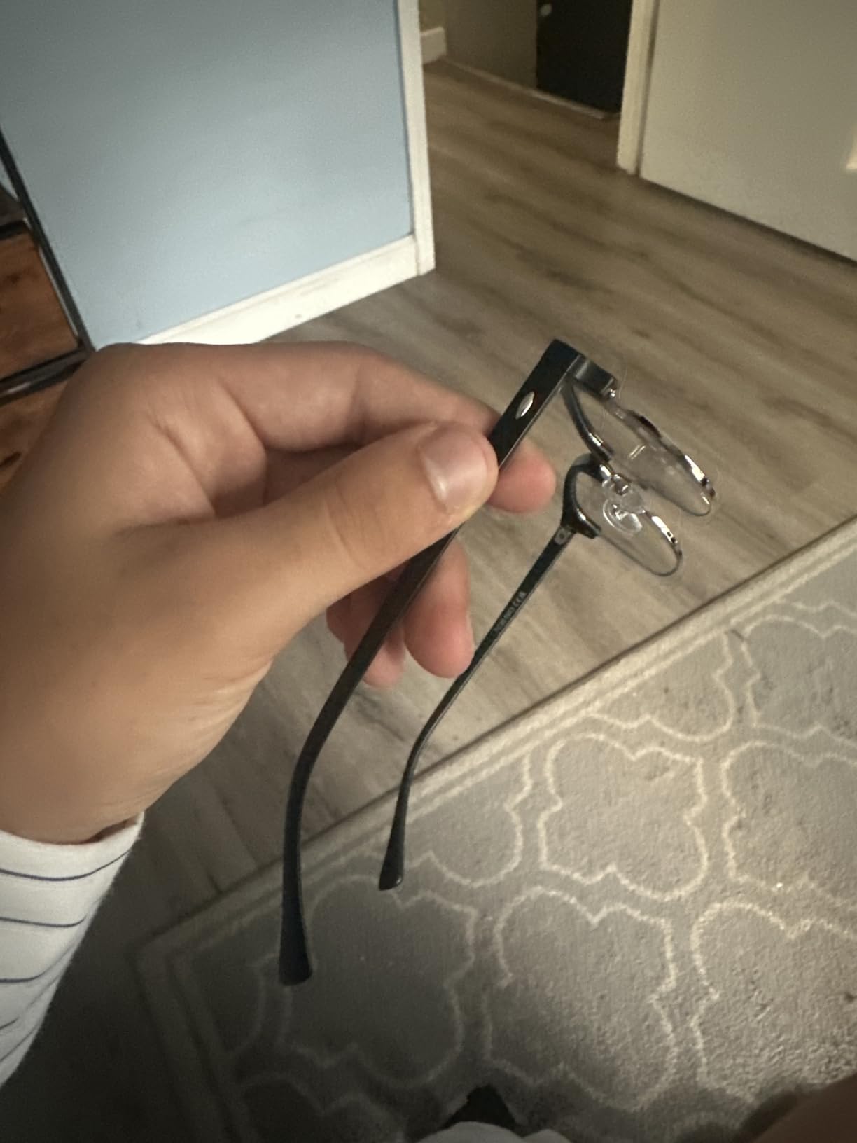 Blue Light Blocking Glasses Anti Eyestrain Computer Gaming Glasses | Vintage Half Frame UV Clear Lens for Women Men customer photo 2