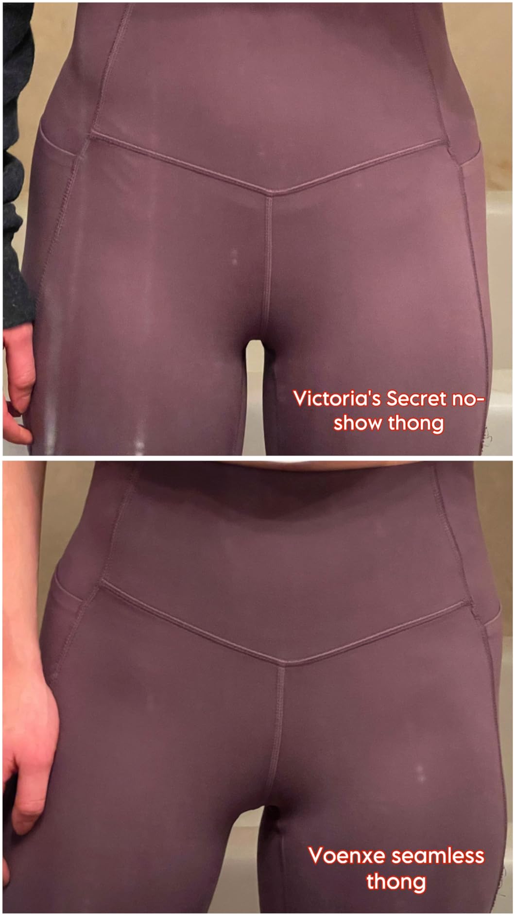 voenxe Seamless Women Underwear Thongs,No Show Ladies Workout Thong,5 Pack customer photo 1