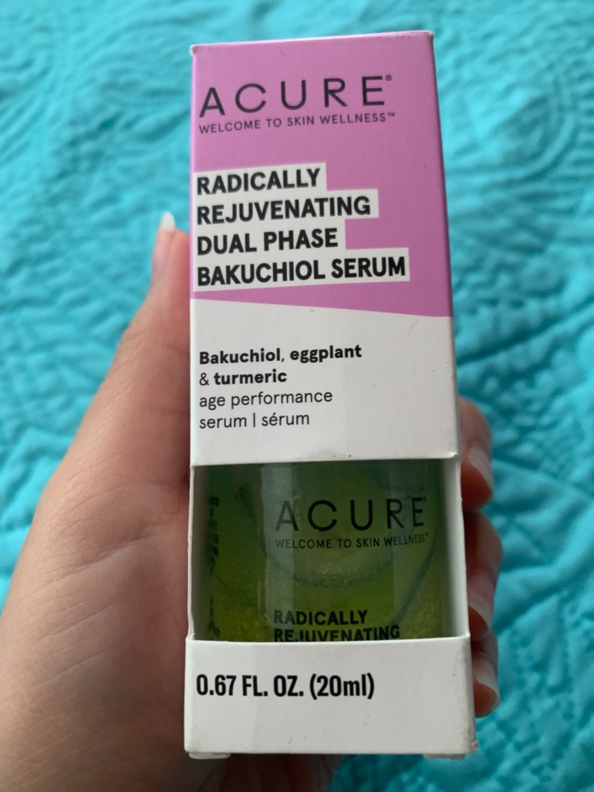 Acure Radically Rejuvenating Dual Phase Bakuchiol Serum - 0.67 fl oz | Bakuchiol Oil Serum for Face, Anti Aging Retinol Alternative for Wrinkles & Fine Lines, Cold Pressed Botanical Oils, Vegan customer photo 2