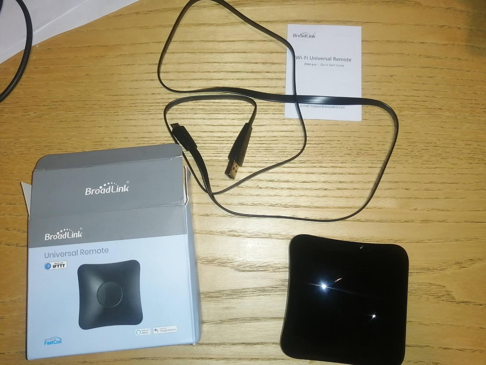BroadLink RM4 pro IR and RF Universal Remote, All in One Hub Code Learning Wi-Fi Remote Control for TV Air Conditioner STB Audio, Curtain Motor, Works with Alexa, Google Home, IFTTT customer photo 1