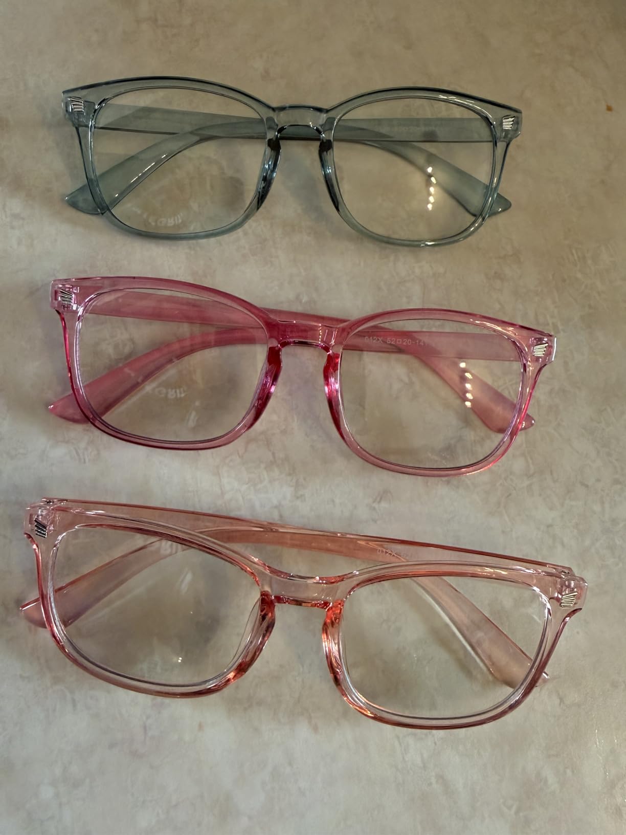 Gaoye Blue Light Glasses for Women - 3 Pack | Computer Glasses, Blue Light Blocking, Stylish Eyewear Frame Accessories customer photo 2