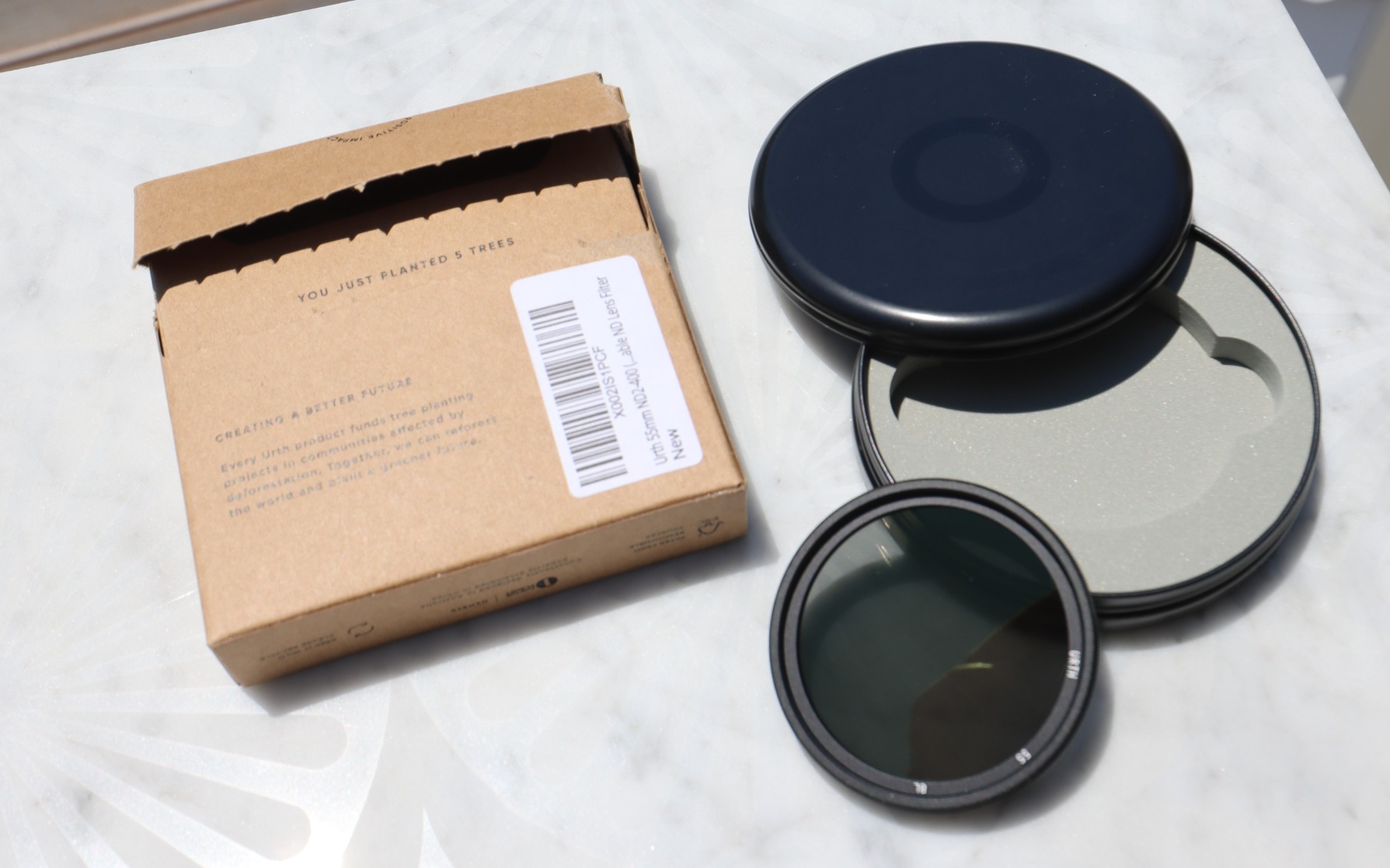Urth 46mm ND2-400 Variable ND Lens Filter | 1-8.6 Stop Range, HD Optical Glass 20-Layer Nano-Coated Neutral Density Filter for Cameras customer photo 1