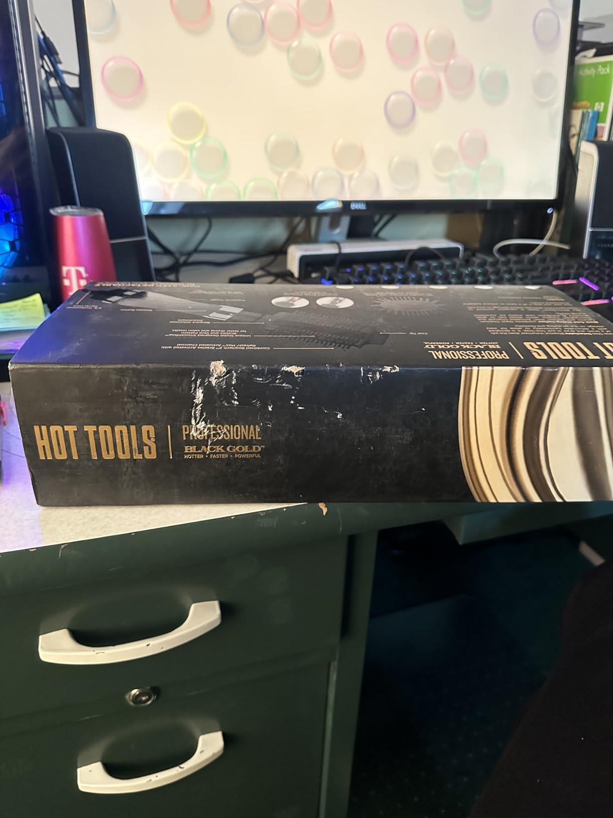 Hot Tools Pro Artist Black Gold Detachable One Step Volumizer and Hair Dryer | Pro Drying & Styling (Large) customer photo 2