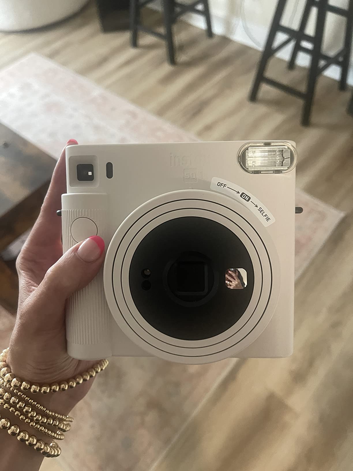 FUJIFILM Instax Square SQ1 Instant Camera - Chalk White customer photo 1