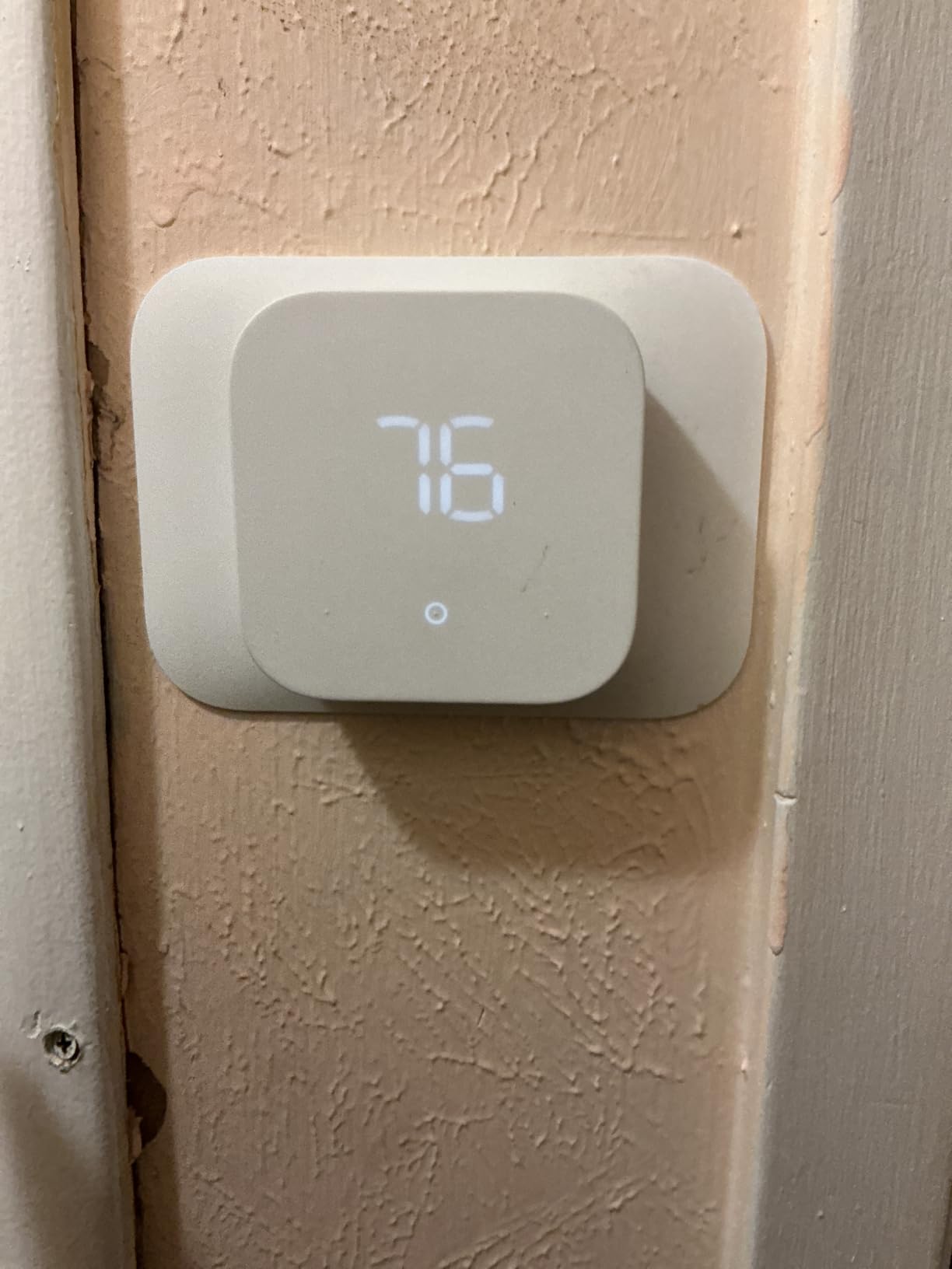 Amazon Smart Thermostat, Save money and energy, Works with Alexa and Ring, C-wire required customer photo 1