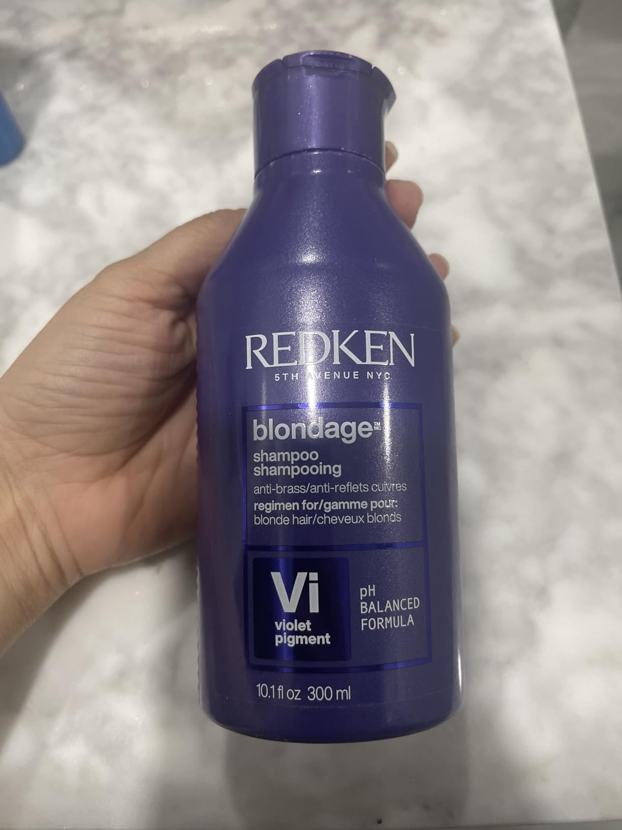 Redken Blondage Purple Shampoo - For Blonde Hair, 10.1 Fl Oz customer photo 2